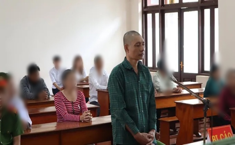 Bị cáo Sang tại phiên tòa sáng 27/9. (Ảnh: Sài Gòn giải phóng)