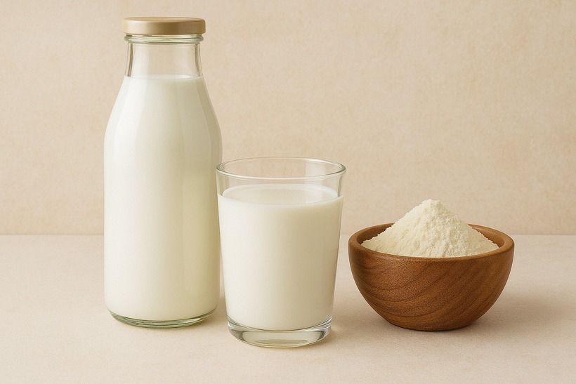 Các sản phẩm từ sữa rất giàu vitamin, chất dinh dưỡng, protein và là nguồn cung cấp phốt pho, kali tự nhiên.