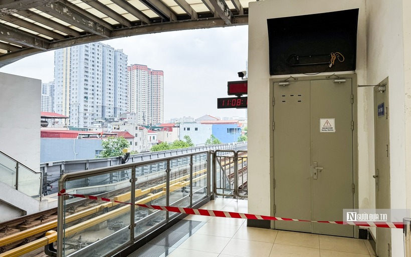 Cận cảnh hạ tầng tuyến đường sắt Cát Linh - Hà Đông xuống cấp, hư hỏng - 7