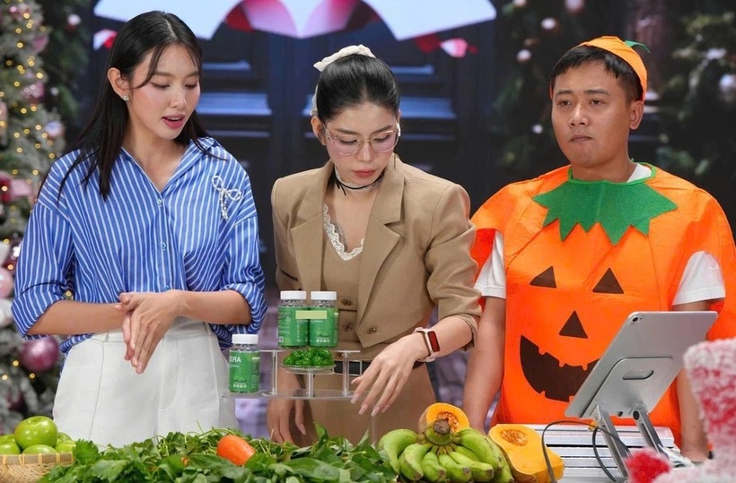 Thùy Tiên tham gia quảng cáo kẹo Kera.
