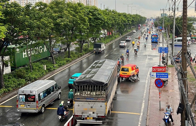 Hiện trường vụ tai nạn. Ảnh: Thanh Niên.