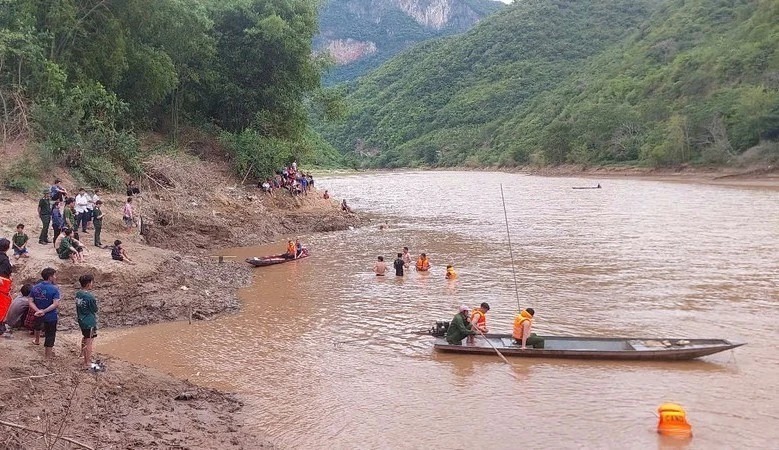 Khu vực 2 chị em bị nước. Ảnh: Tiền phong