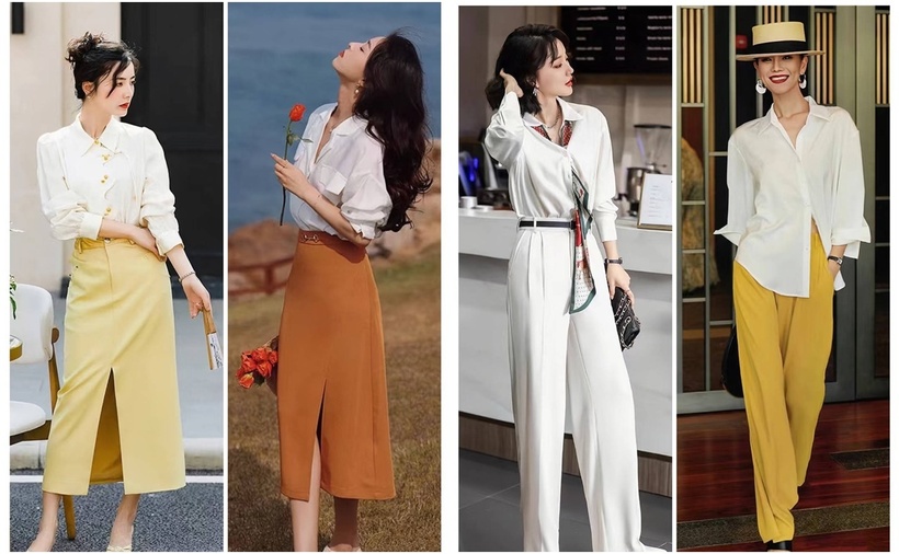 Sơ mi – món đồ kinh điển trong tủ đồ của mọi cô gái, lên ngôi một cách lặng lẽ nhưng đầy cuốn hút.