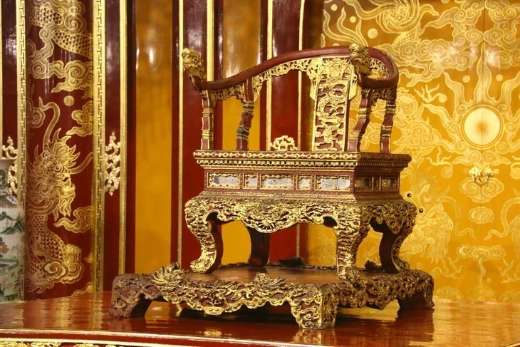 Bảo vật quốc gia khi được trưng bày nguyên vẹn. Ảnh: Tuổi trẻ