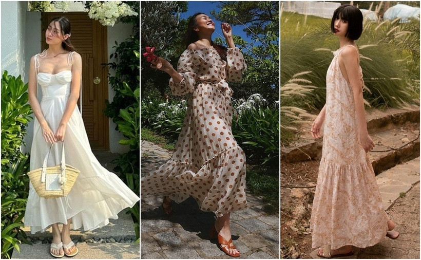 Váy maxi là một trong những món thời trang được yêu thích nhất khi đi du lịch. Kiểu váy này mang đến nét nữ tính và bay bổng cho người mặc. Với phom dáng dài, váy maxi có khả năng che nhược điểm tốt, không khó để các nàng chinh phục.