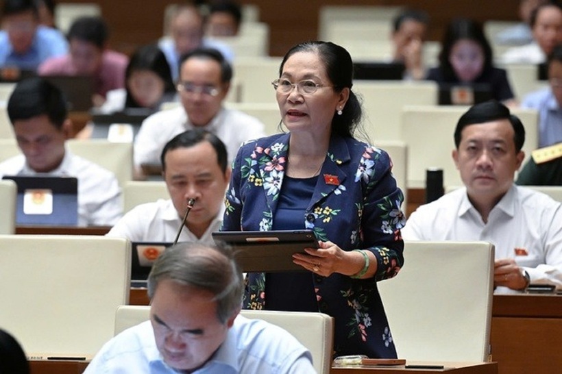 ĐBQH Nguyễn Thị Lệ (Ảnh: Media Quốc hội).