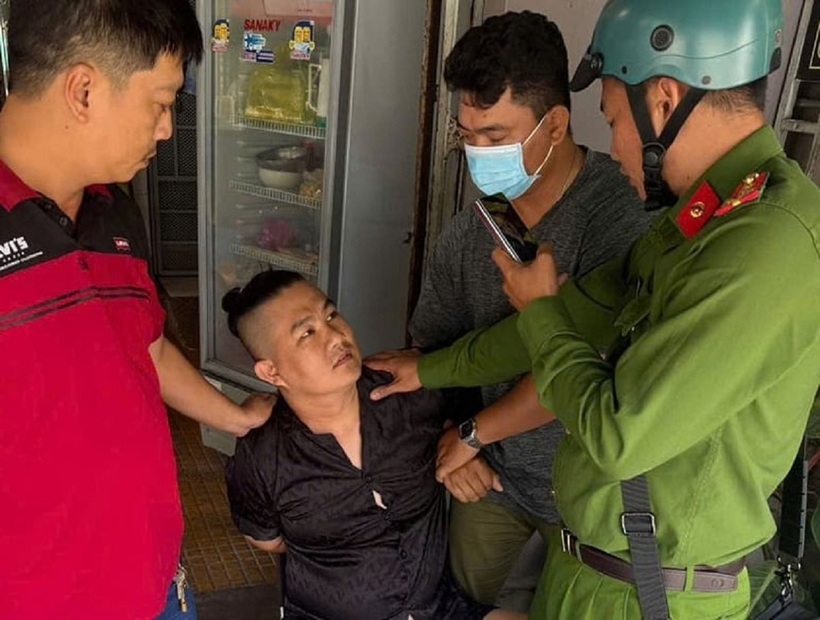Đối tượng Tiến bị bắt. Ảnh: Dân Việt