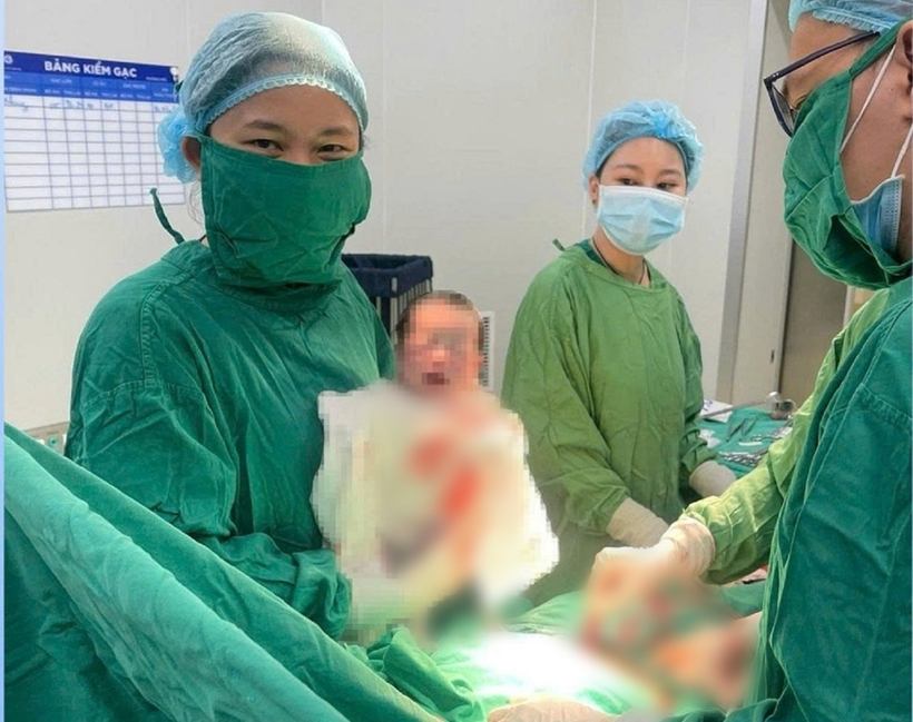 Bé trai chào đời khỏe mạnh. Ảnh: Gia Đình Việt Nam