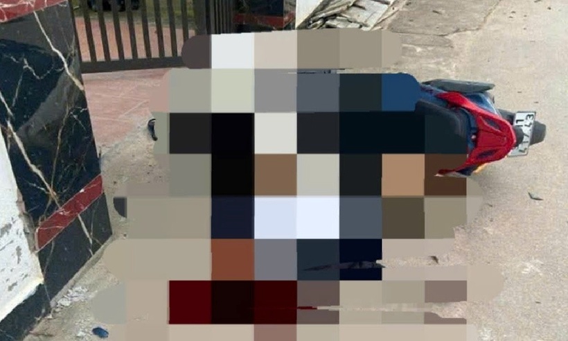 Hiện trường xảy ra vụ tai nạn. Ảnh: Báo Bắc Giang.