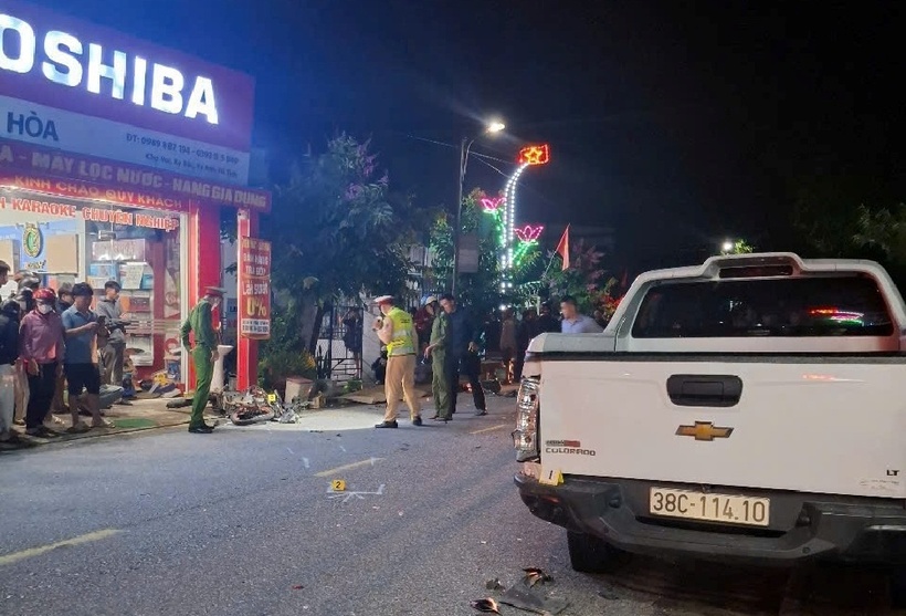 Hiện trường xảy ra vụ tai nạn. Ảnh: Báo Xây dựng.