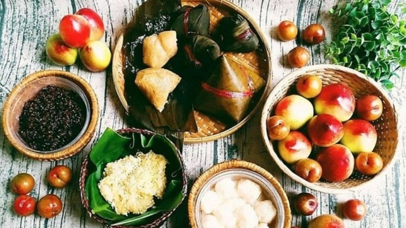 Bánh ú tro mang ý nghĩa thanh tẩy, gột rửa độc khí trong cơ thể. Ảnh minh họa.
