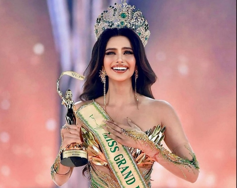 Rachel Gupta đăng quang Miss Grand International 2024 vào tháng 10/2024. Ảnh: Người Lao Động