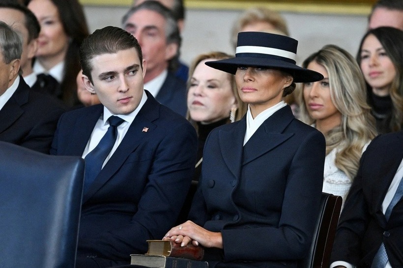 Phía Đệ nhất Phu nhân Mỹ Melania Trump bác tin con trai Barron nộp đơn nhưng bị Đại học Harvard từ chối. Ảnh: Reuters/ZNews