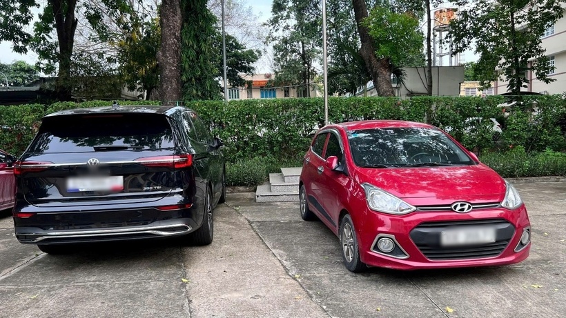 Tang vật, phương tiện hoạt động của các đối tượng bị tạm giữ trong chuyên án. Ảnh: Công an tỉnh Đồng Nai