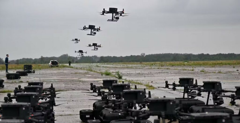Dàn UAV của Ukraine. Ảnh minh họa