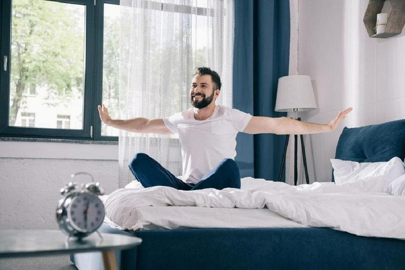 Khi thức dậy vào buổi sáng, vòng eo của bạn sẽ cảm thấy thư giãn và có thể vận động tự do là sức khỏe của thận bình thường.