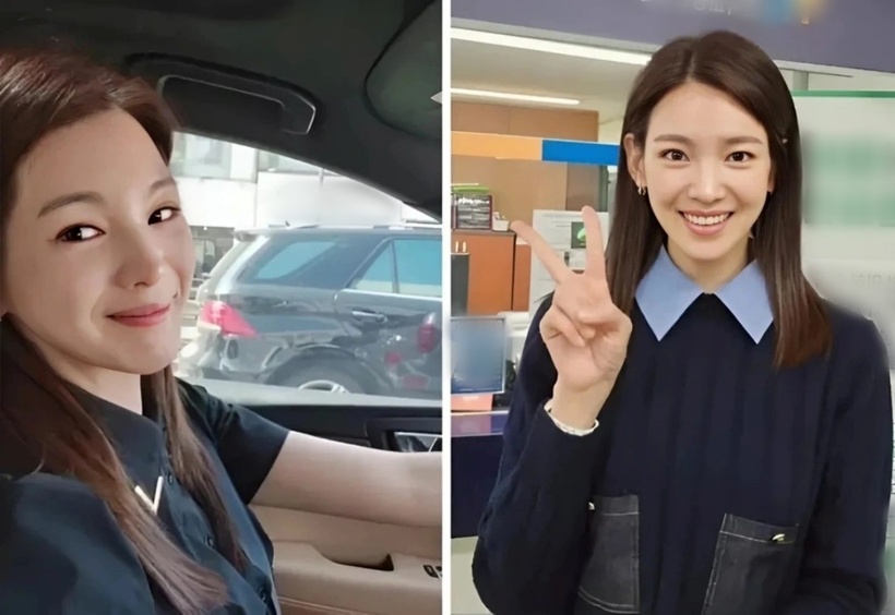 Nữ diễn viên đã vượt qua kỳ thi cấp bằng lái xe taxi chính thức của Hàn Quốc. Ảnh: NetEase