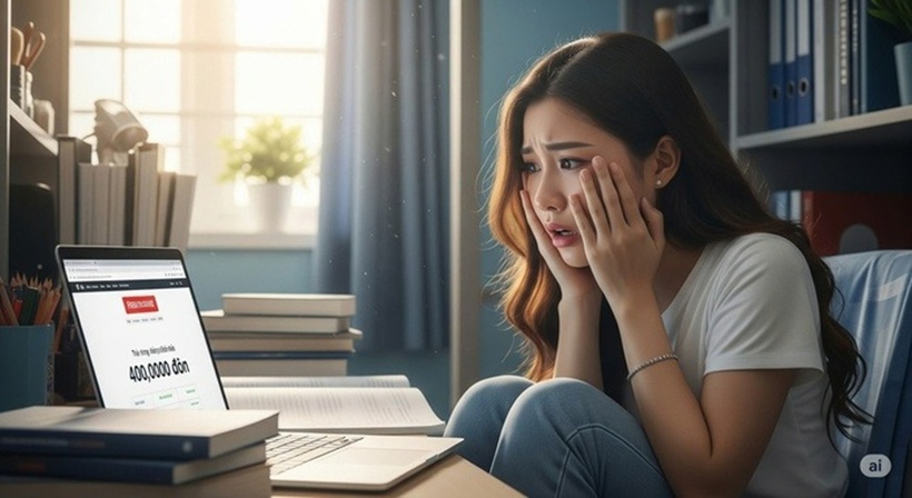 Nữ sinh cao đẳng bị lừa gần 400 triệu đồng trong tài khoản. Ảnh minh họa: Người lao động.