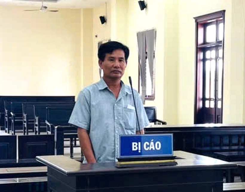 Bị cáo Nguyễn Văn Bửu Hoàng tại phiên tòa phúc thẩm. (Ảnh: Tuổi trẻ)