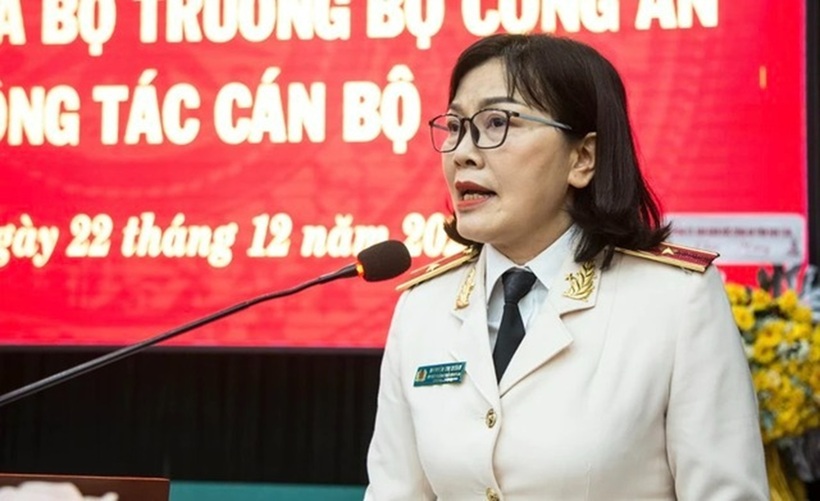 Thiếu tướng Nguyễn Thị Xuân, Phó Giám đốc Công an tỉnh Đắk Lắk.