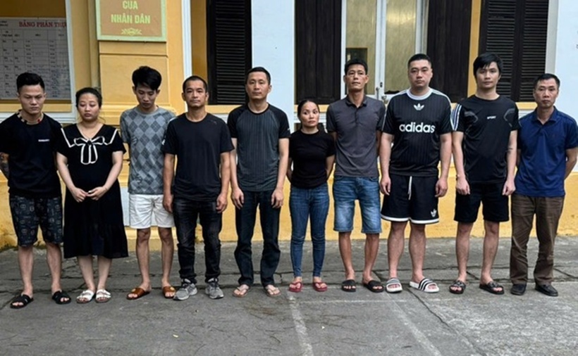 Các đối tượng bị khởi tố trong vụ án. (Ảnh: Cơ quan công an)