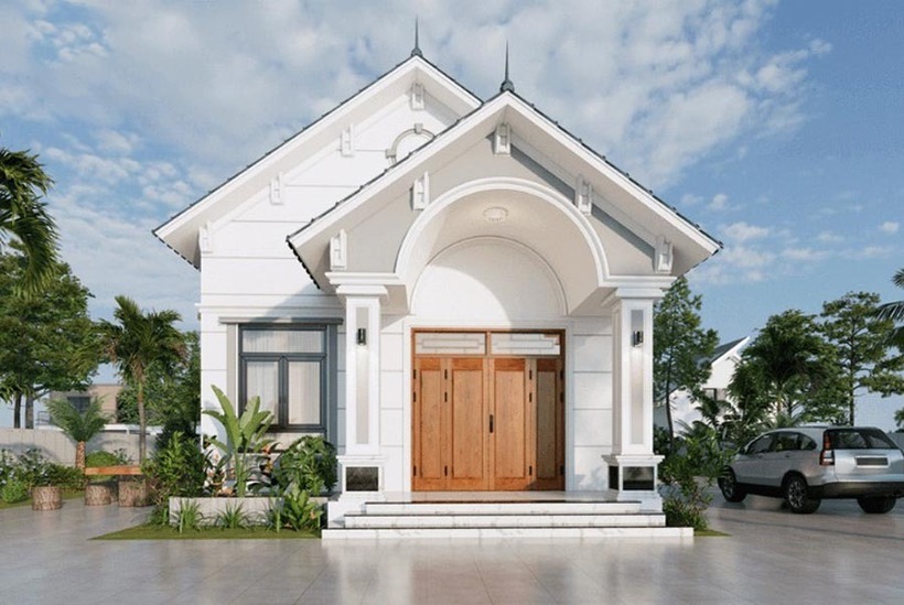 Nhà mái Thái là lựa chọn được nhiều người yêu thích bởi vẻ đẹp hài hòa và sang trọng. Ảnh minh hoạ.