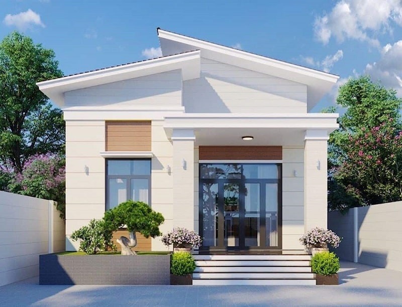Với thiết kế tối ưu, kiến trúc nhà vuông 1 tầng 80m2 vẫn có thể mang lại không gian sống rộng rãi, tiện nghi cho các thành viên trong gia đình. Ảnh minh hoạ.