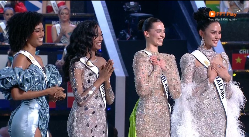 Top 4 Miss World 2025. Ảnh: FPT Play