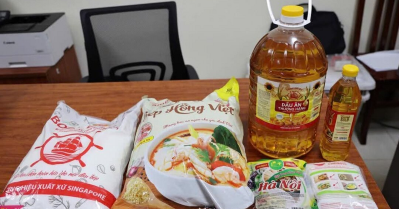 Các sản phẩm hàng giả bị thu giữ. (Ảnh: CACC)