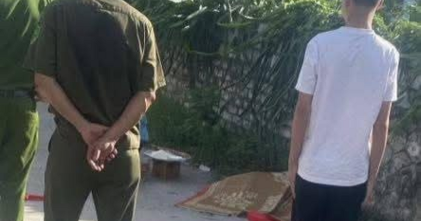 Hiện trường vụ án mạng. (Ảnh: T.N)