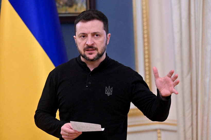 Tổng thống Ukraine Volodymyr Zelensky. Ảnh: Reuters