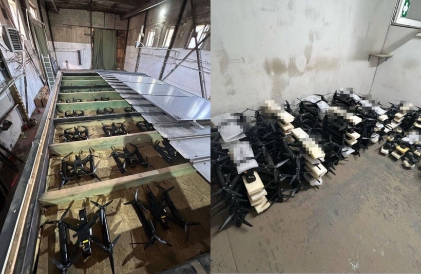 UAV được chuẩn bị cho chiến dịch "mạng nhện". Nguồn: RBC-Ukraine