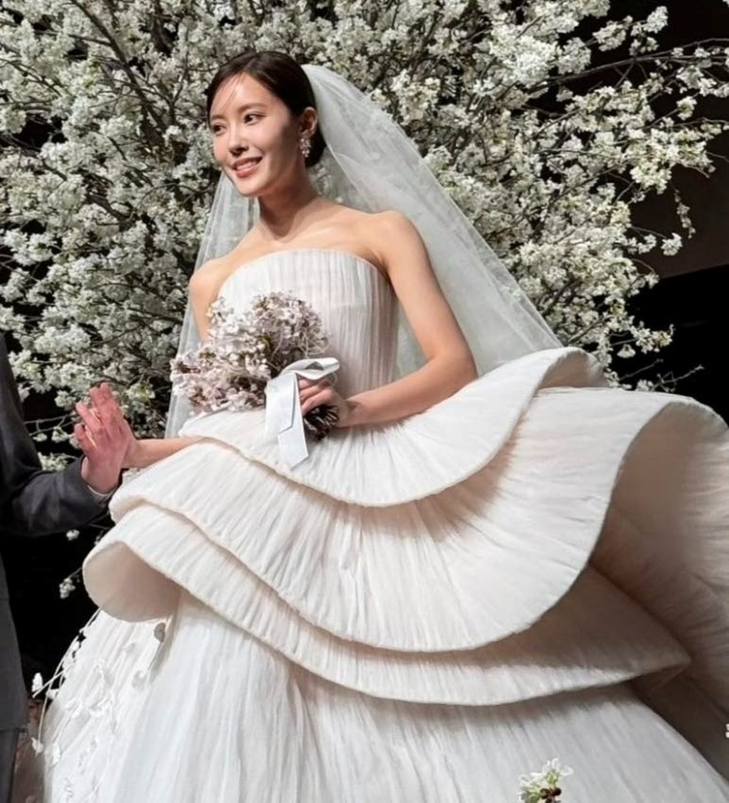 Đám cưới của Hyomin vừa diễn ra vào đầu tháng 4. Ảnh: Koreaboo