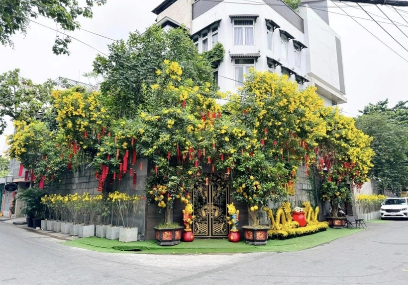 Căn biệt thự của Đàm Vĩnh Hưng nhìn từ bên ngoài. Ảnh: VietNamNet