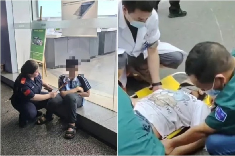 Cậu bé 12 tuổi giận bố nên bỏ nhà đi. Ảnh: SCMP.