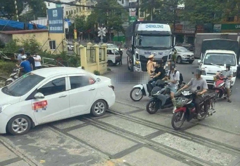 Hiện trường xảy ra vụ tai nạn. Ảnh: Báo Công lý.