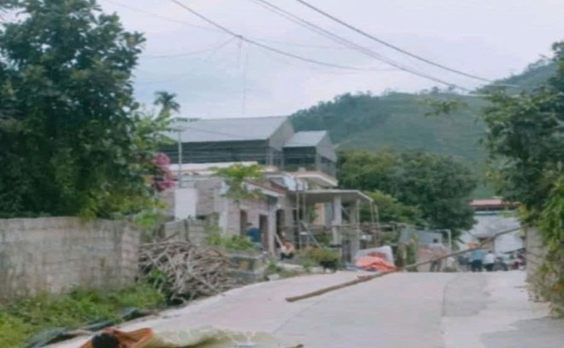 Hiện trường vụ việc đau lòng ở xã Quảng La, Hạ Long. (Ảnh: Trung tâm Truyền thông Quảng Ninh)