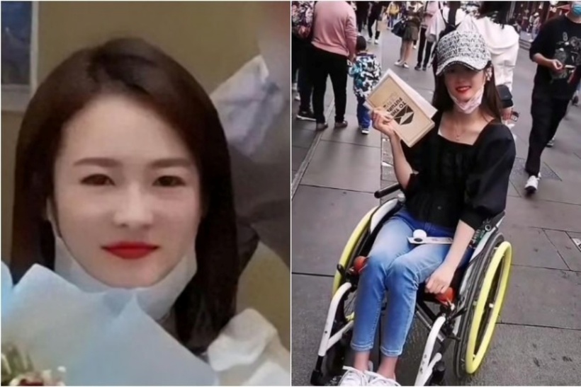 Người phụ nữ xinh đẹp nhưng kém may mắn. Ảnh: Sohu