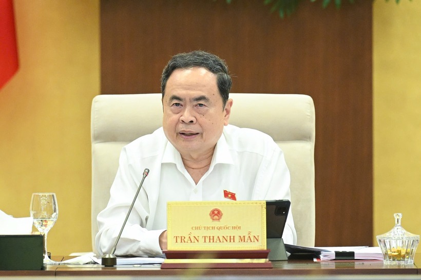 Chủ tịch Quốc hội Trần Thanh Mẫn (Ảnh: Media Quốc hội).