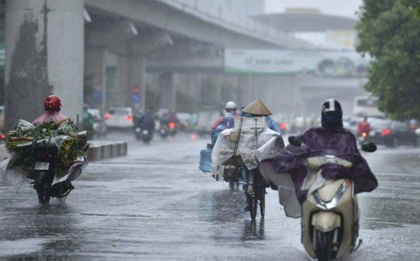 Miền Bắc mưa lớn cục bộ ở vùng núi, sau đó có mưa rào vài nơi, cuối tuần nắng gắt. Ảnh minh hoạ.
