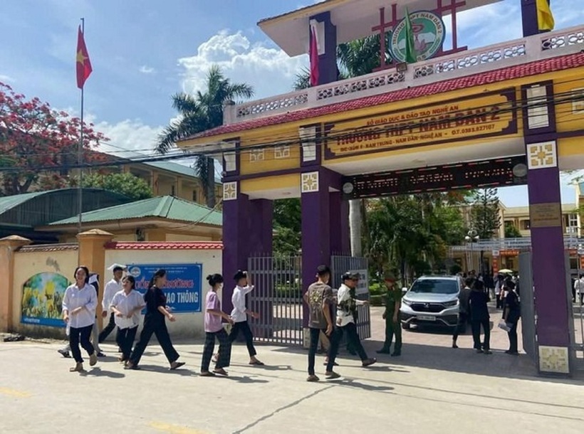 Điểm thi tại Trường THPT Nam Đàn 2