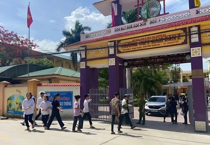 Trường THPT Nam Đàn 2. Ảnh: VietNamnet