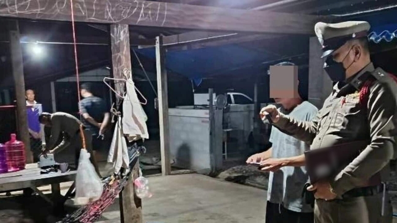 Người đàn ông sát hại bà ngoại, sau đó tìm cách che đậy hành vi phạm tội. Ảnh: KhaoSod