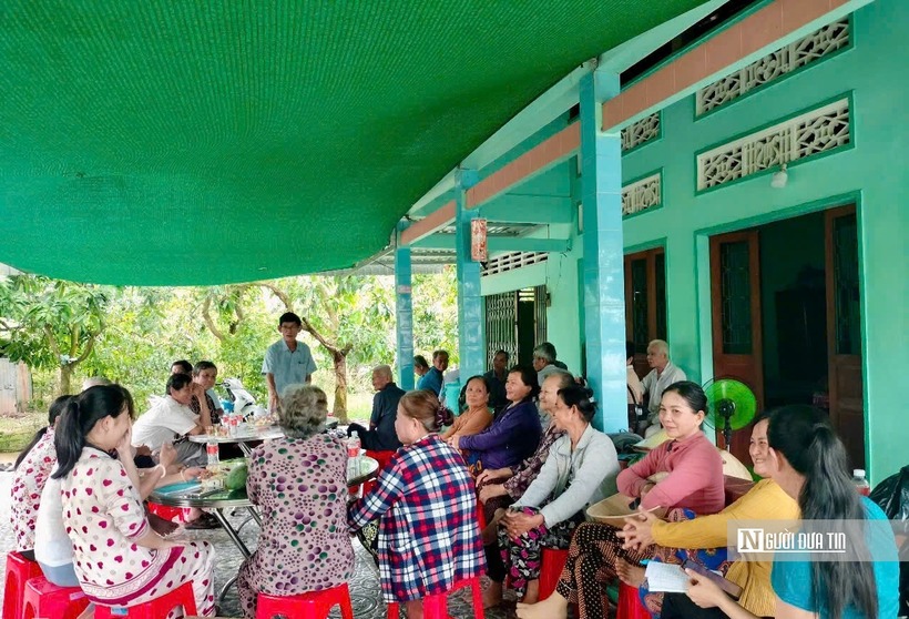 Luật gia Nguyễn Minh Đoàn, Chủ tịch Hội Luật gia huyện Cao Lãnh phát biểu tại chương trình.