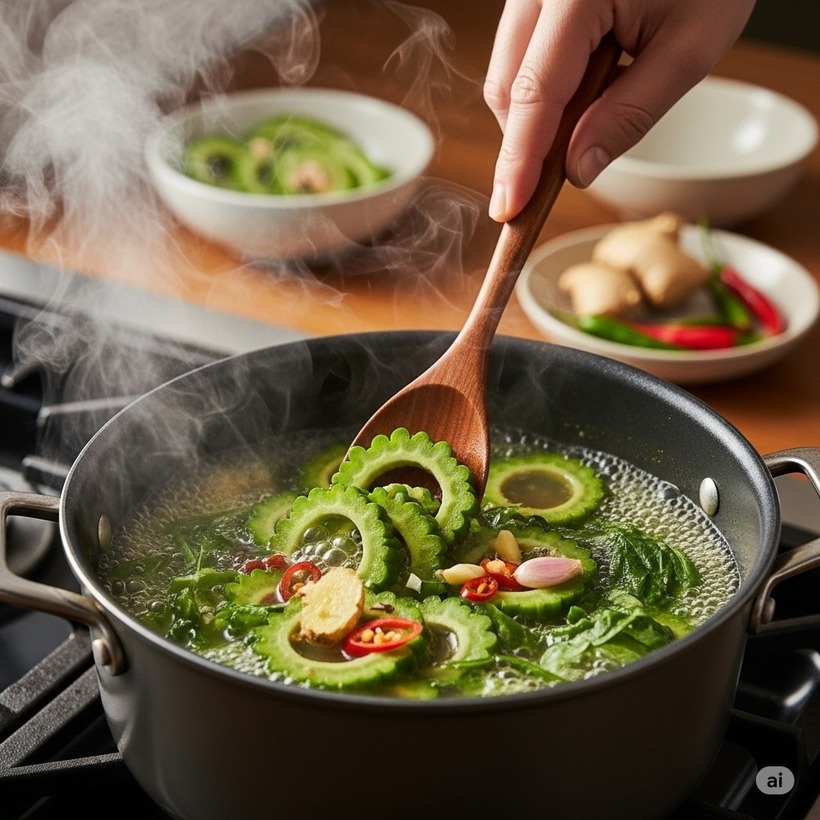 Ăn mướp đắng mát gan? - 2