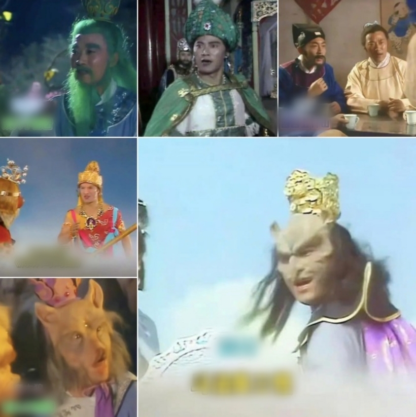 Một số nhân vật trong "Tây Du Ký" (1986) mà diễn viên Diệp Dĩ Manh từng đảm nhận.