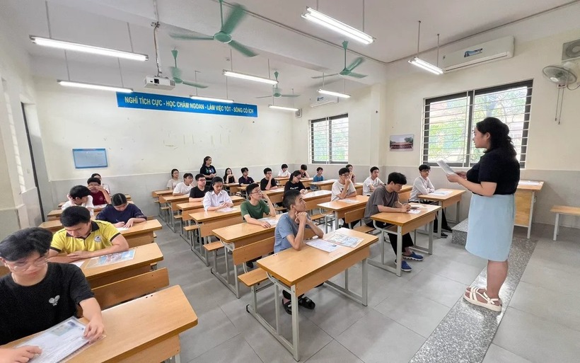 Gần 103.000 thí sinh trên địa bàn Hà Nội sẽ có mặt tại các điểm thi để làm thủ tục dự thi Kỳ thi tuyển sinh vào lớp 10 THPT công lập năm học 2025-2026. Ảnh minh họa: Thời báo VTV