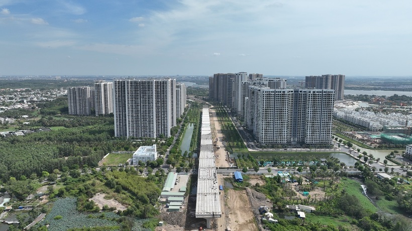 Đường Vành đai 3 chạy xuyên tâm đại đô thị Vinhomes Grand Park
