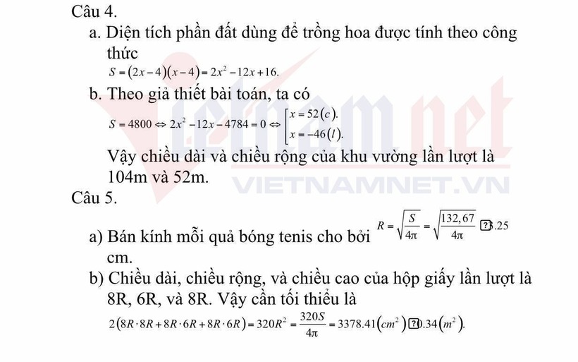 Dưới đây là Lời giải môn Toán thi vào lớp 10 tại TP.HCM năm 2025 của thầy Phạm Lê Vương Toàn và thầy Nguyễn Viết Thông, Trường THPT Vĩnh Viễn, TPHCM. Ảnh: VietNamnet