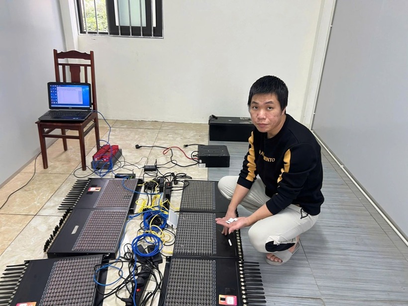 Tang vật bị thu giữ. (Ảnh: Công an tỉnh Thanh Hóa)